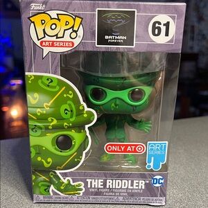 Batman Funko Art Series The Riddler Vinyl Figure - Green